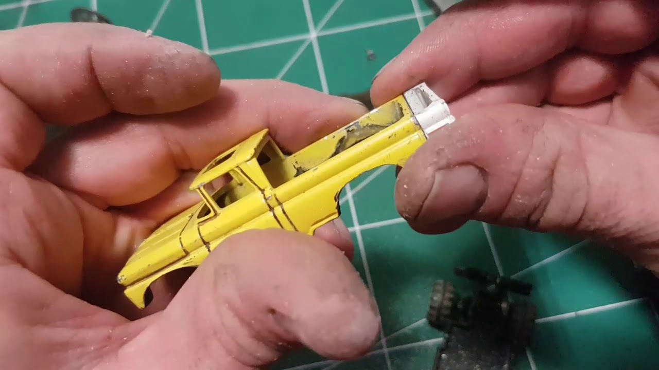 Custom Hotwheels extended '62 Chevy (easy method).