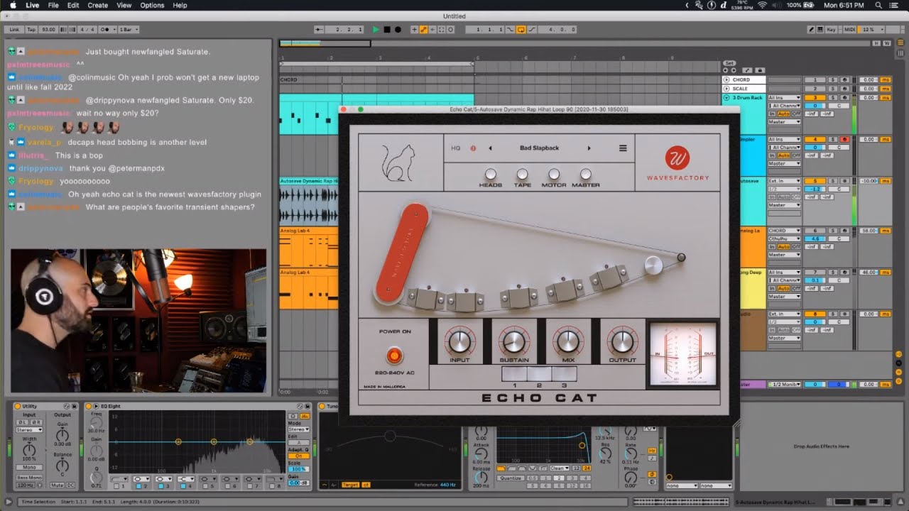 DECAP (music production, Ableton, FL, Drums That Knock - 1.12.2020) Twitch Stream
