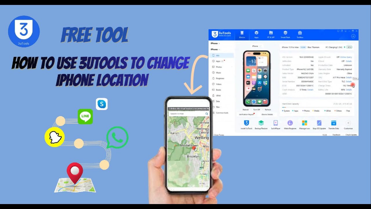 How to use 3utools to change iphone location in 1 Minute! | 2025 3uTools Tutorial