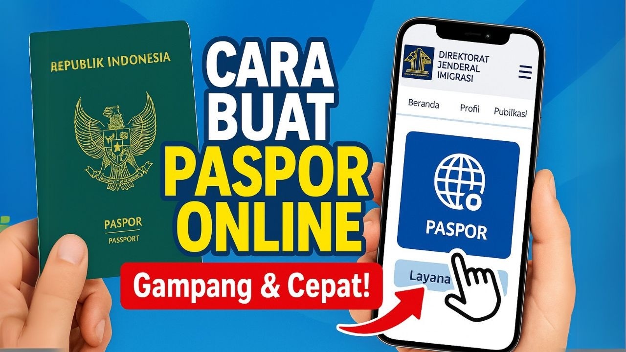 CARA DAFTAR PASPOR ONLINE LEWAT APLIKASI M-PASPOR TERBARU 2026 MUDAH CEPAT TANPA CALO ANTI RIBET