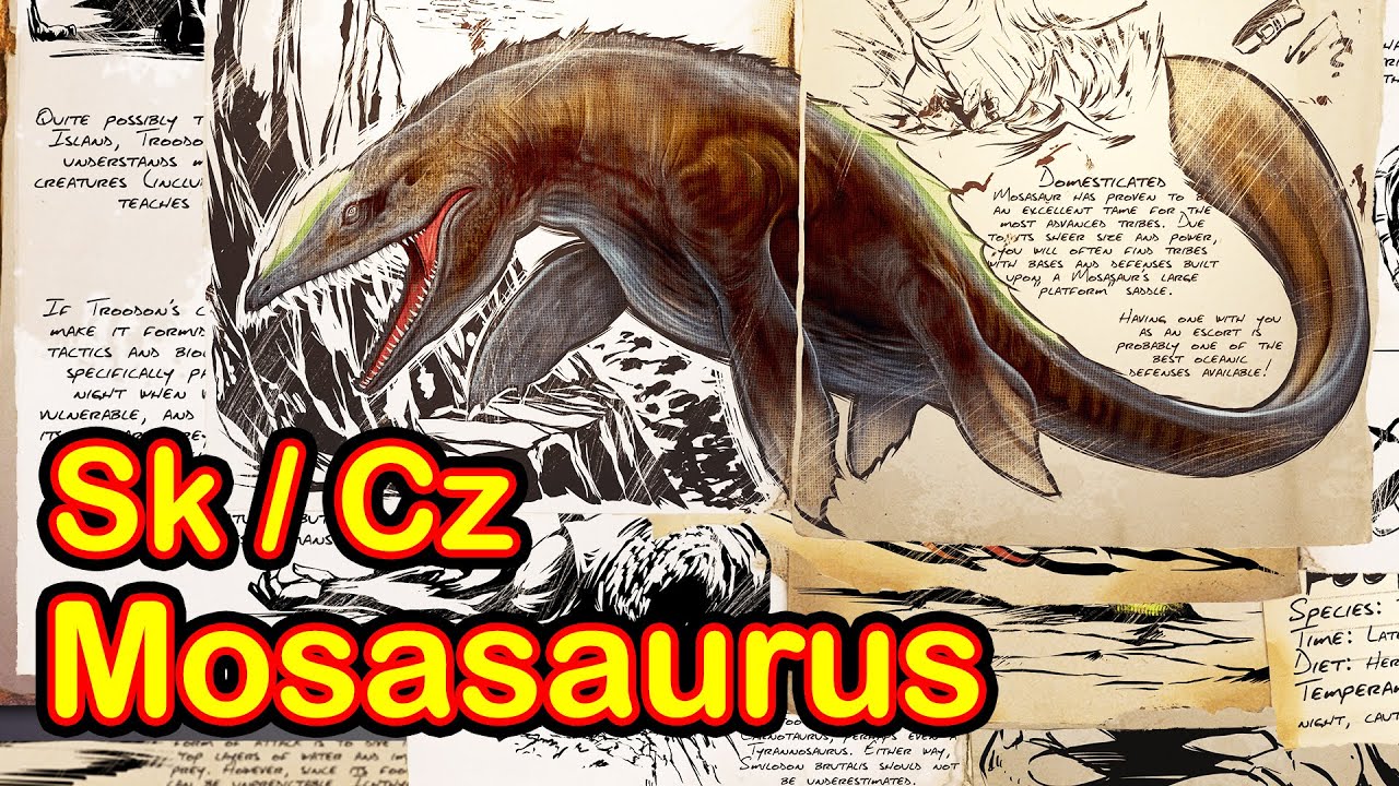 Jak ochočit Mosasaurus - Ark: Survival Evolved Cz / Sk - Tutorial Návod