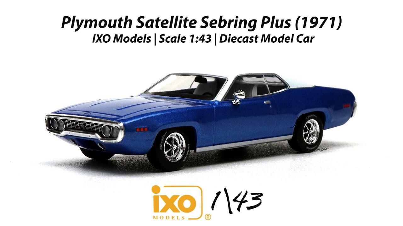 Plymouth Satellite Sebring Plus (1971) | IXO Models | Scale 1:43 | Diecast Model Car