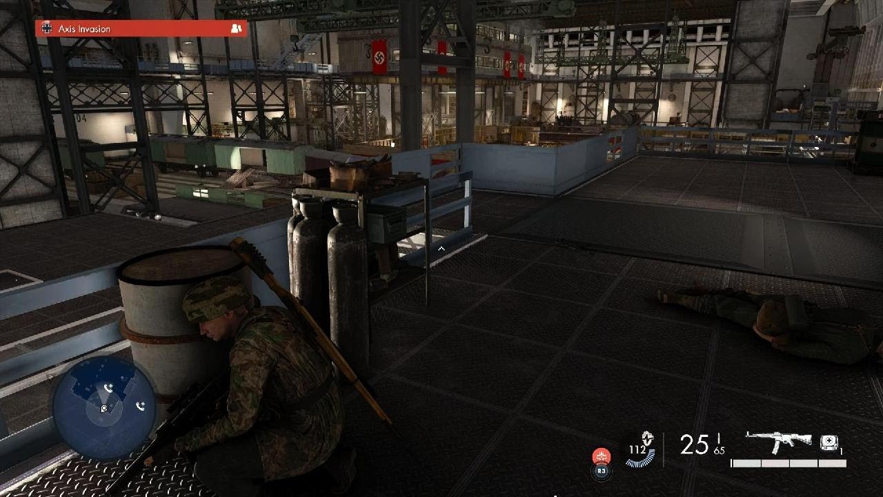 Sniper Elite: Resistance 1vs2 Player match