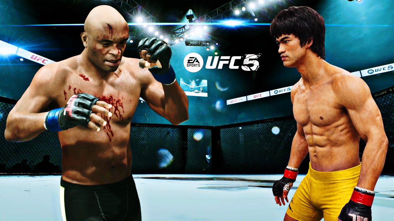 Bruce Lee 🐉 vs Anderson Silva 🕷️ | Who Wins the Ultimate Fight? 💥 (EA SPORTS UFC 5) (MR. JOJO)