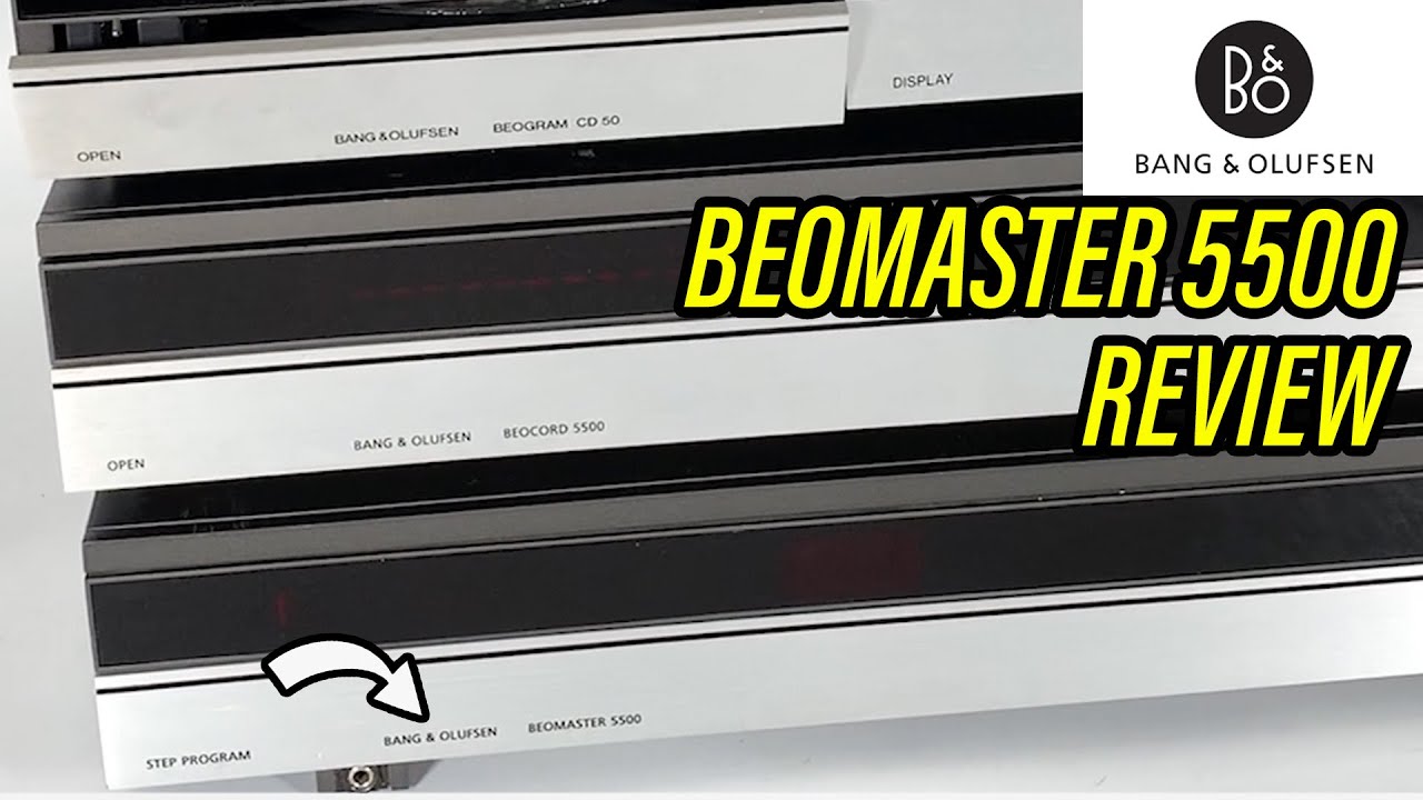 1980s Bang & Olufsen 5500 BeoMaster Tape Deck & Stereo Amplifier - Leisurely Review