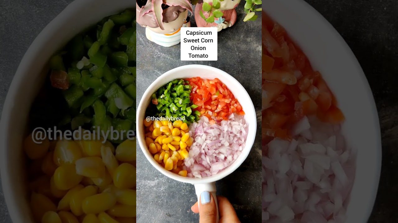 Veggies Loaded Garlic Bread Recipe 