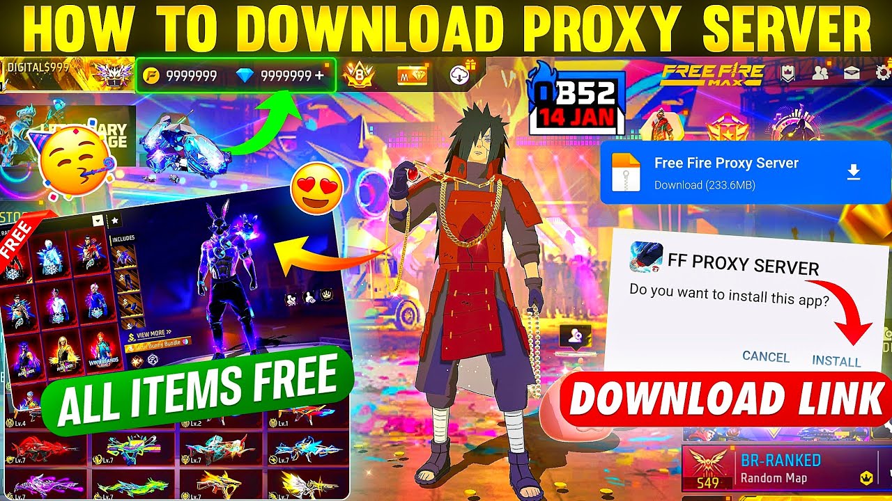 How To Download Proxy Server In Free Fire 💯😱🔥 | Free Fire Proxy Server | Proxy Server Free Fire