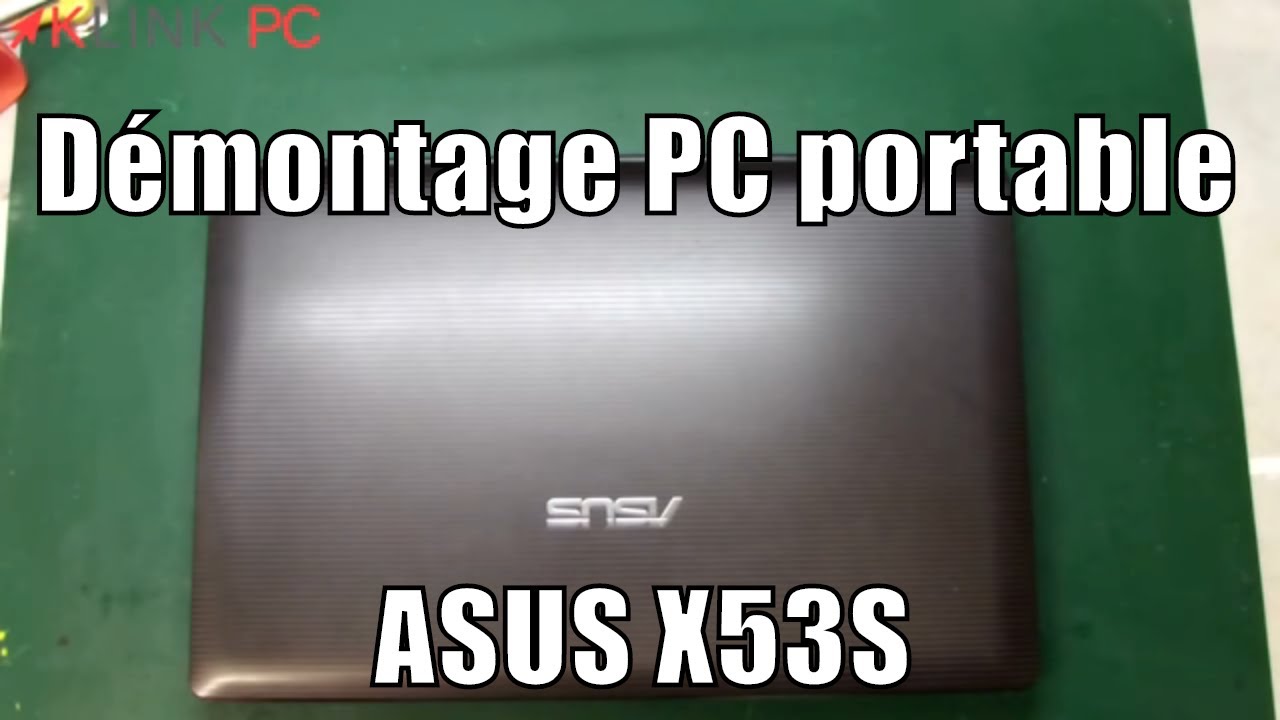 Как разобрать ноутбук ASUS X53S
