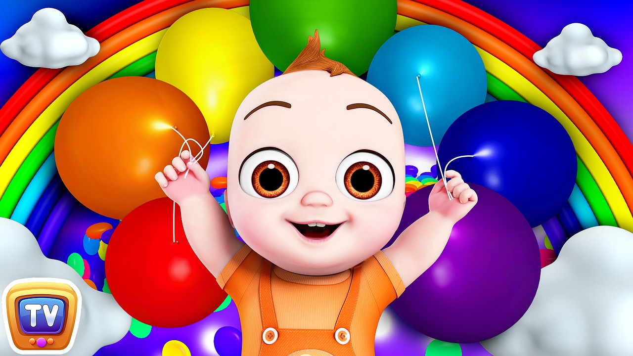 The Rainbow Party - Color Songs for Children - ChuChuTV Baby Nursery Rhymes and Kids Songs #babytaku