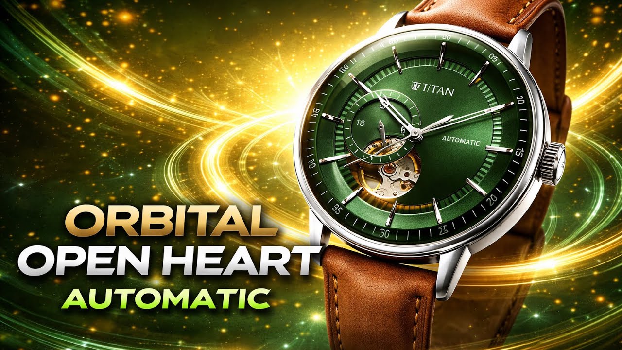 Best Titan Open Heart Automatic  Power By Miyota Movement Watch For Men 
