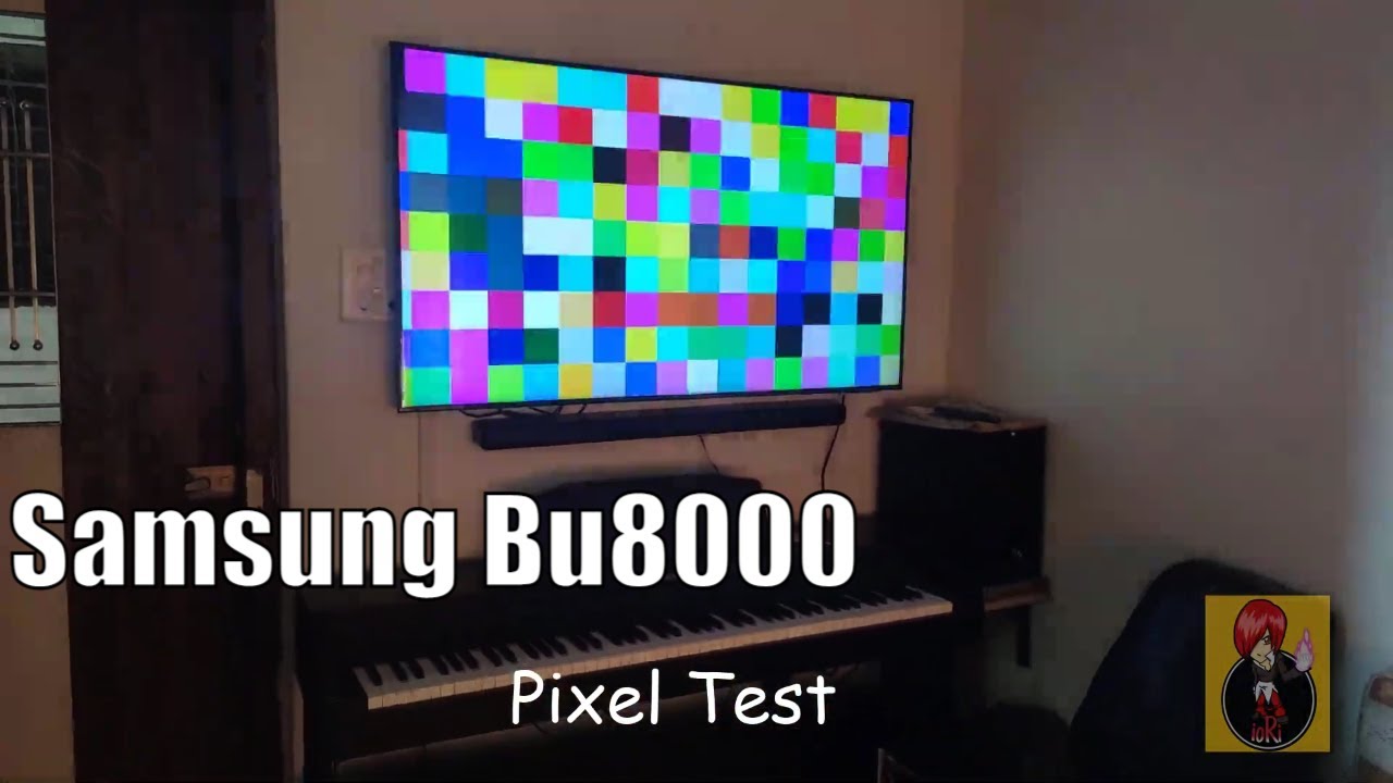 Samsung Bu8000  Pixel and  RGB color on TV  #samsungBu8000