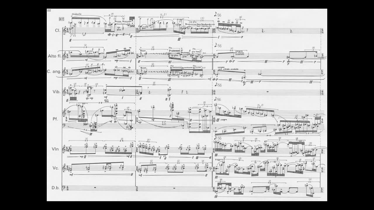 Ferneyhough - La Chute d'Icare (1988) (with score)
