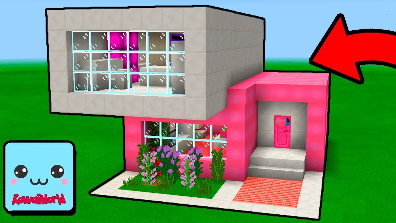 KawaiiWorld: How To Build An Easy Small PINK HOUSE Tutorial