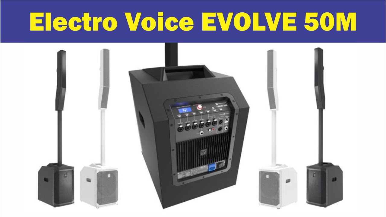Fui conhecer o sistema da Electro Voice Evolve 50M