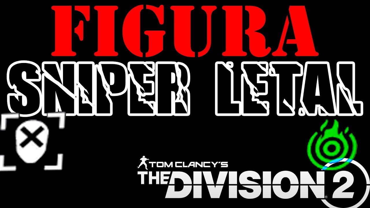 Build FIGURA-SNIPER LETAL, +29 mm con MUERTE BLANCA - The Division 2