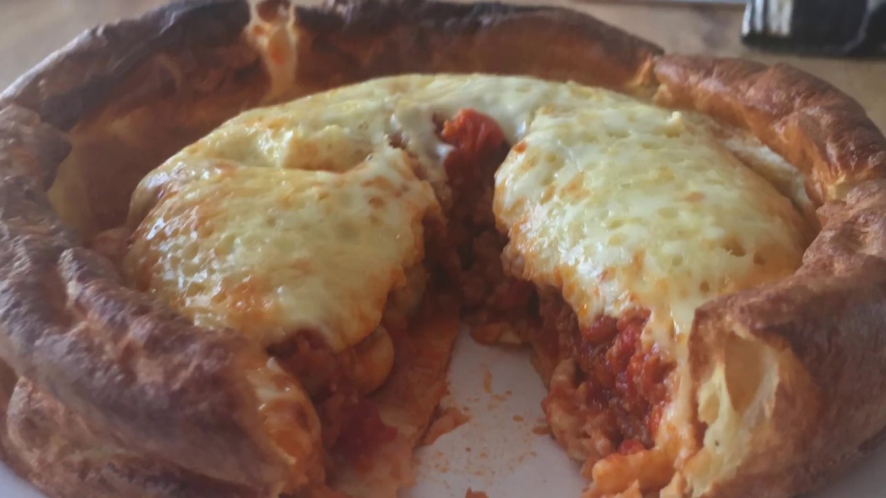 Yorkshire Pudding Chicago Pot Pie Pizza