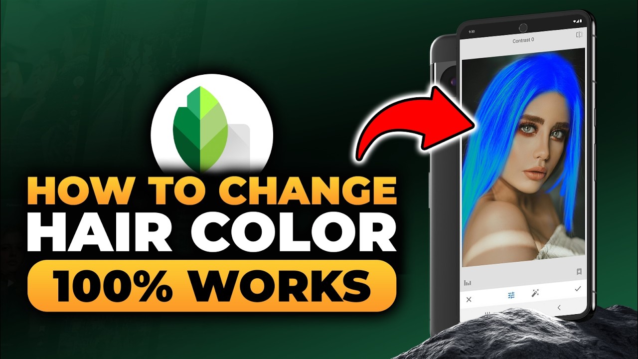 How To Change Hair Colour in Snapseed (𝟮𝟬𝟮𝟲) | 100% WORKS | NO Yapping, To The Point! | FAST & EASY