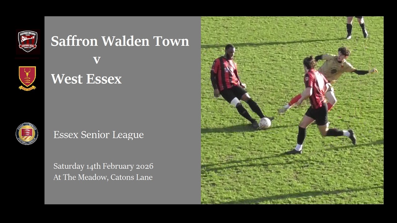 Saffron Walden Town v West Essex. Season 2025/26