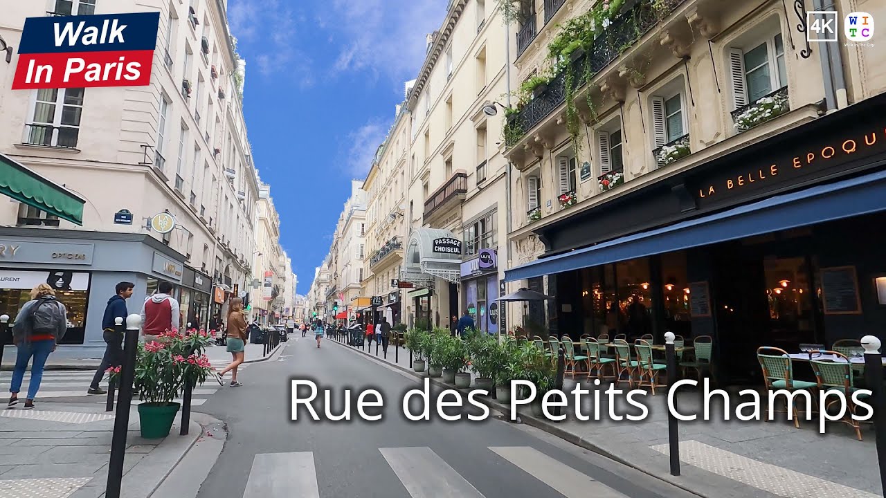 Rue des Petits Champs (4K) | Walk In Paris