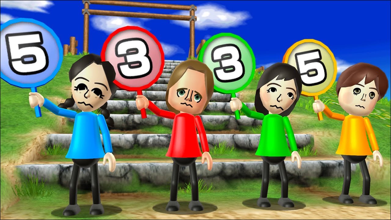 Wii Party MiniGames - Player Vs Ursula Vs Misaki Vs Emily (4 Players,Master Difficulty)