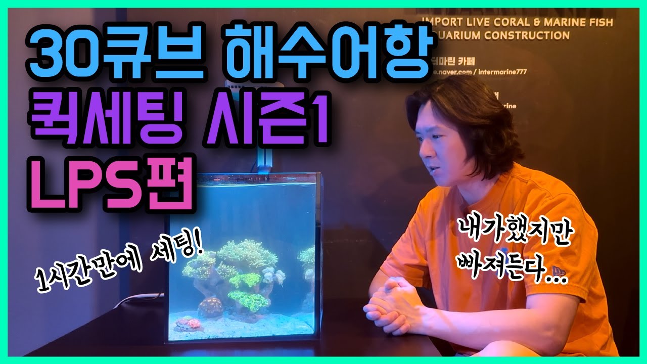 30큐브 해수어항 퀵세팅 시즌1 - LPS편