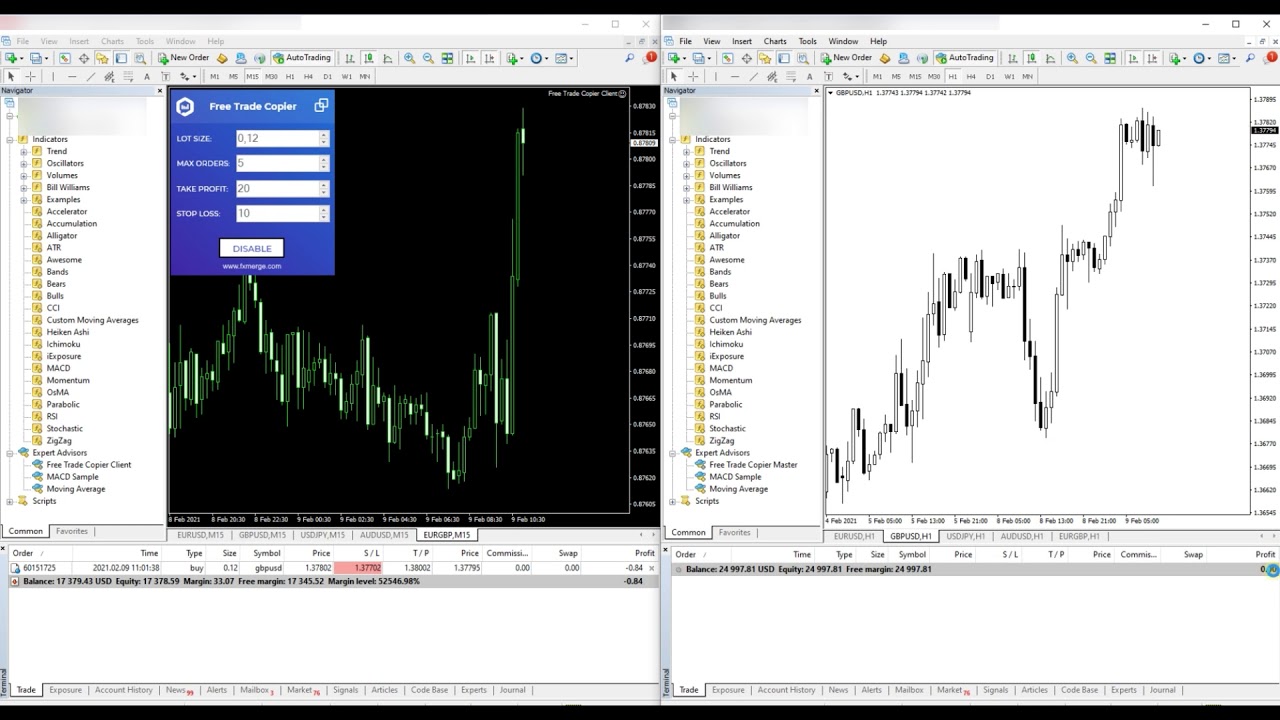 Fxmerge | Free Trade Copier MetaTrader 4 | Forex Tools