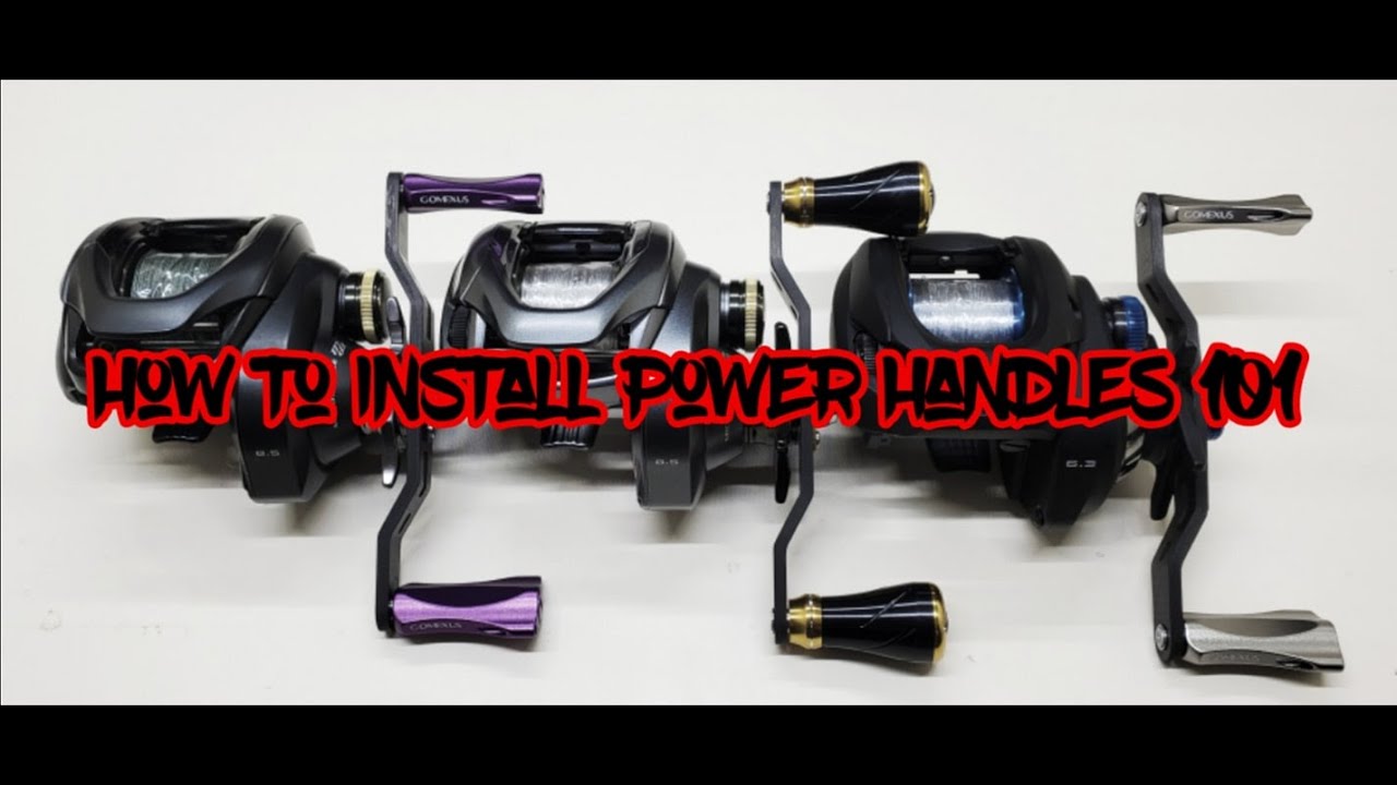 How to Install Gomexus Carbon Fiber Power Handles | Curado DC | SLX DC