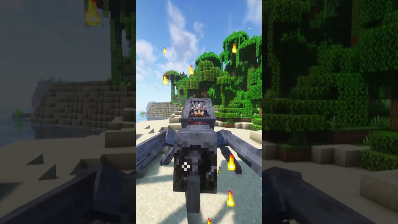 Minecraft Iron's Spells 'n Spellbooks Mods ! #1 #shorts #minecraft