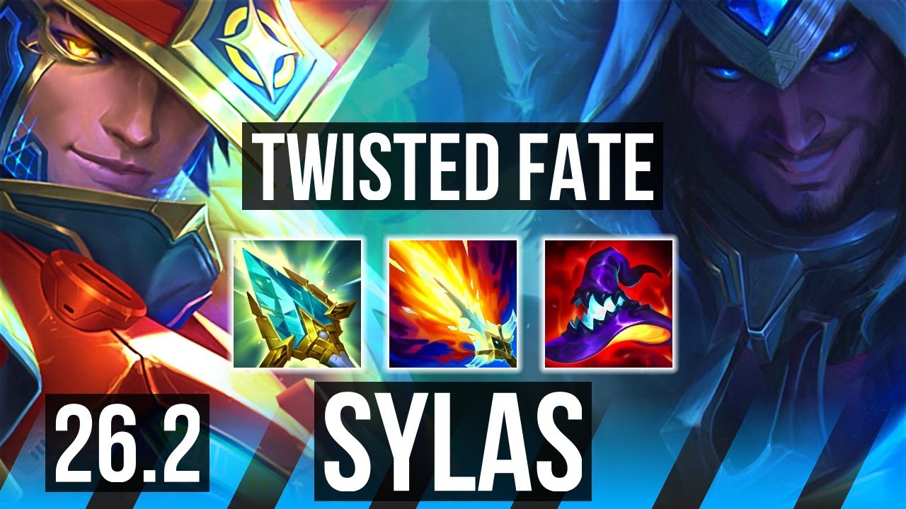 TWISTED FATE vs SYLAS (MID) | 51K damage | EUW Grandmaster | 26.2