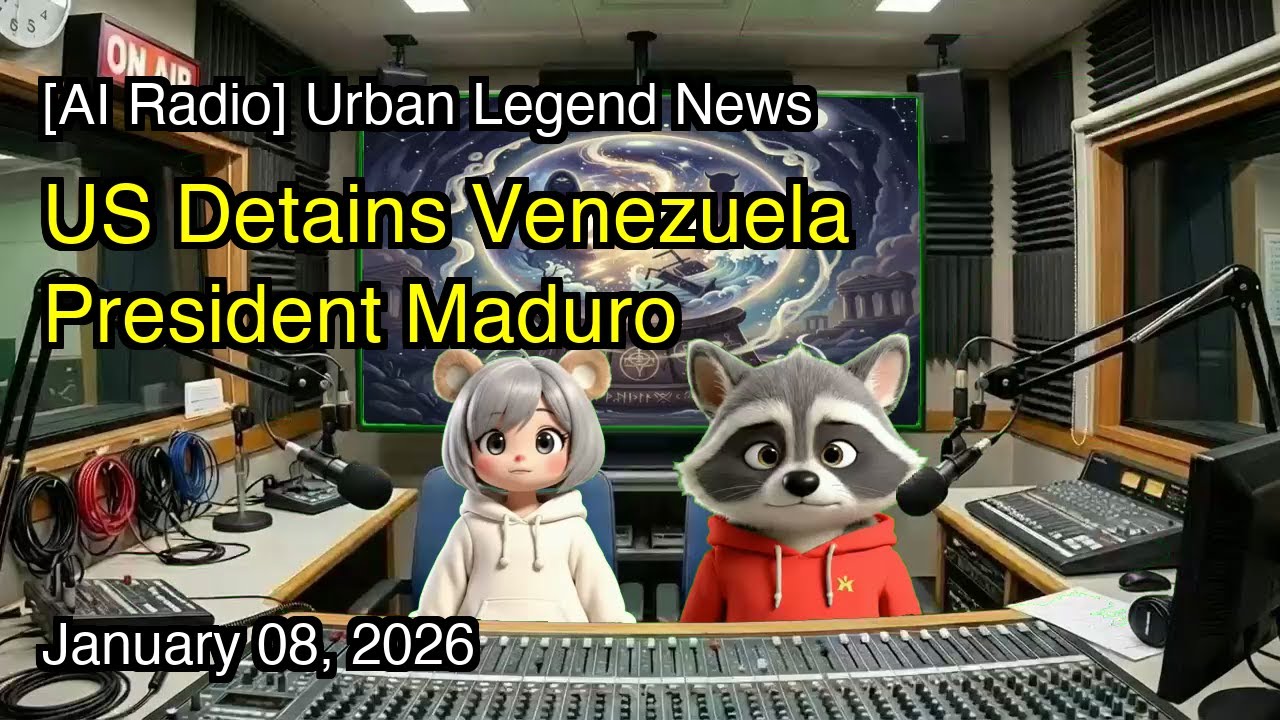 [AI Radio] Urban Legend News - US Detains Venezuela President Maduro - January 08, 2026