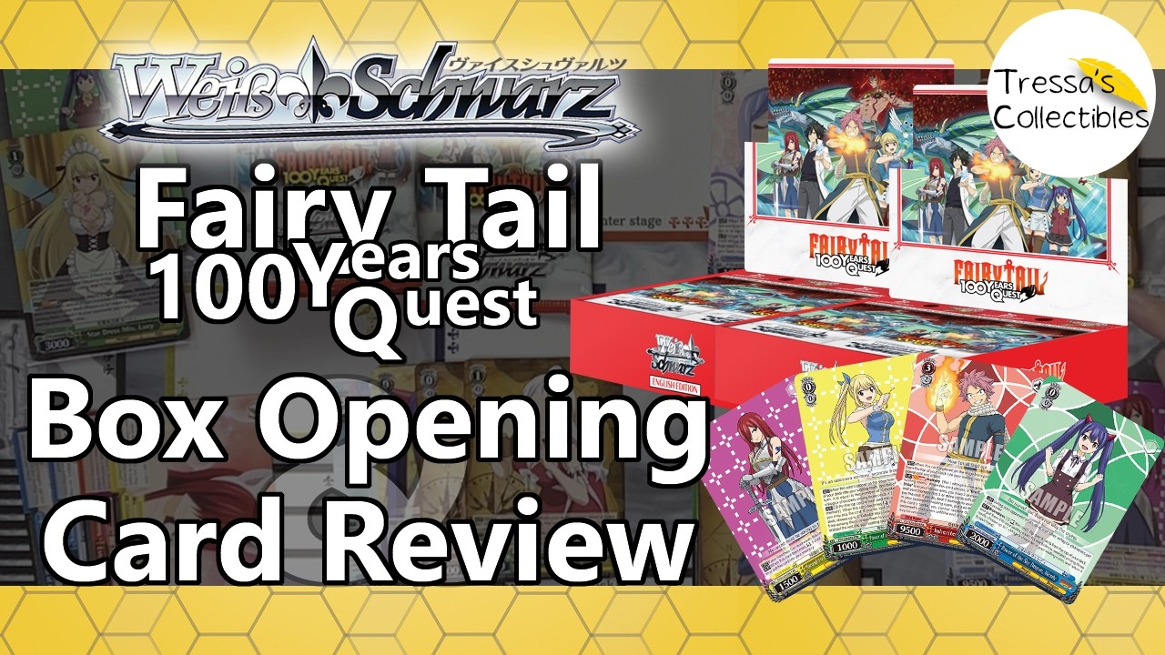 Fairy Tail 100 Years Quest - Box Opening & Card Review [Weiss Schwarz TCG]