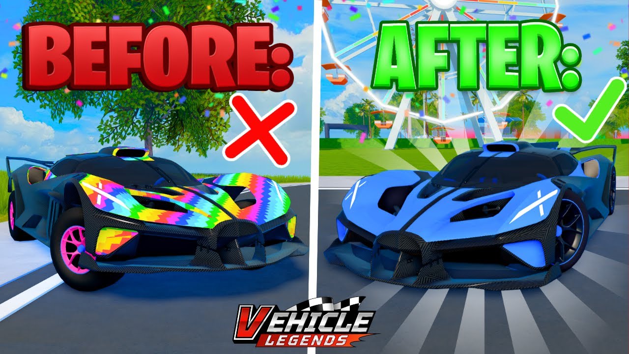 Ремонтируем уродливые машины в Vehicle Legends!