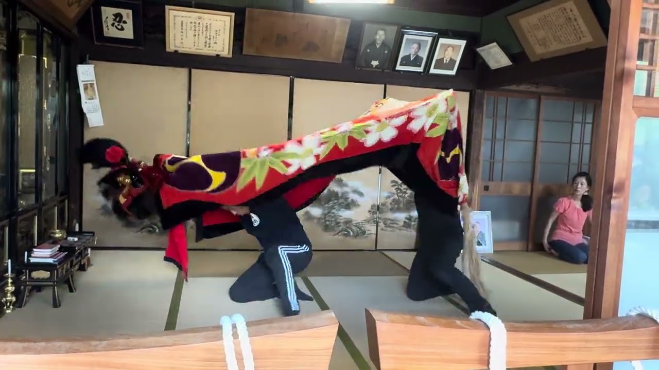 萱原下獅子組　令和7年家使い