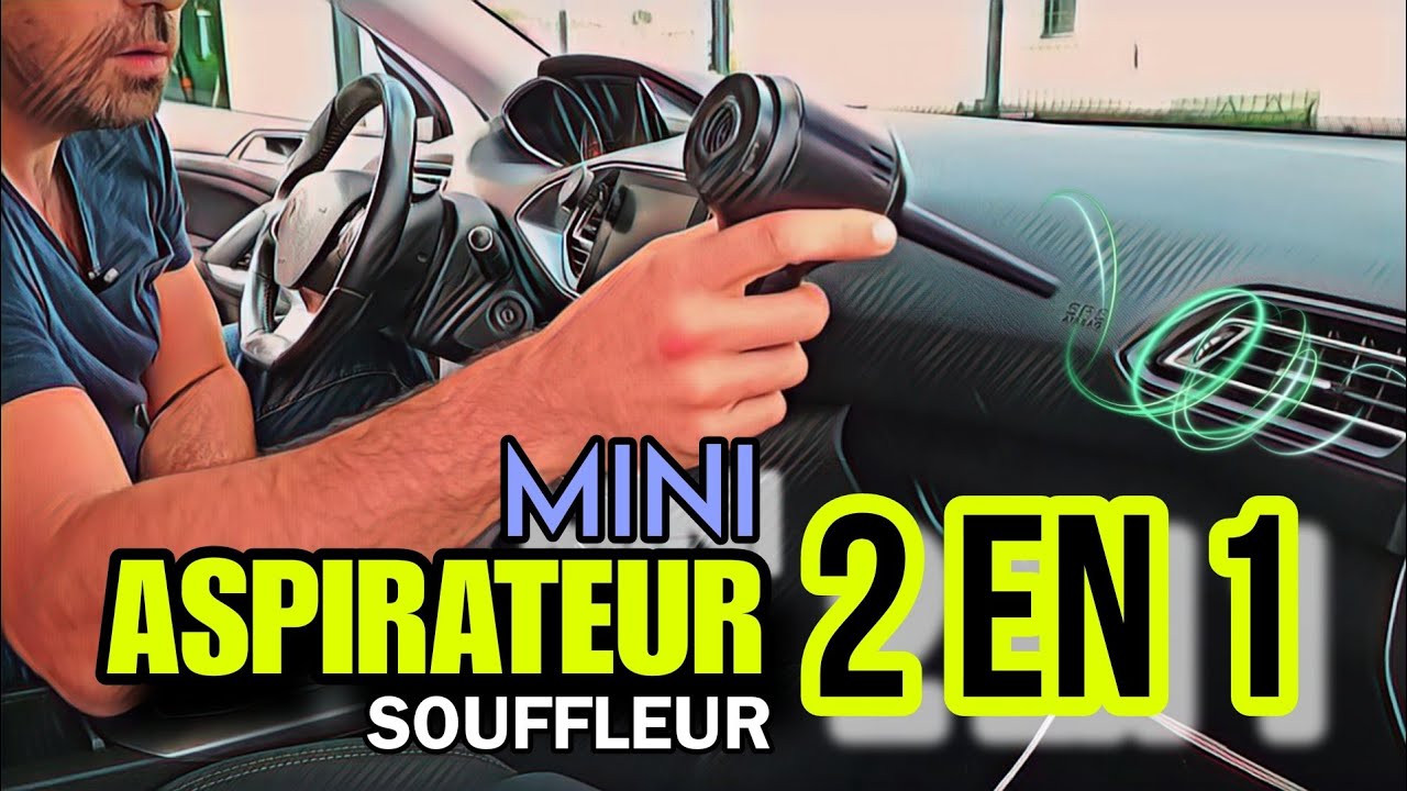 MINI ASPIRATEUR / SOUFLEUR sans fil 2 en 1 ... Ça vaut quoi ???