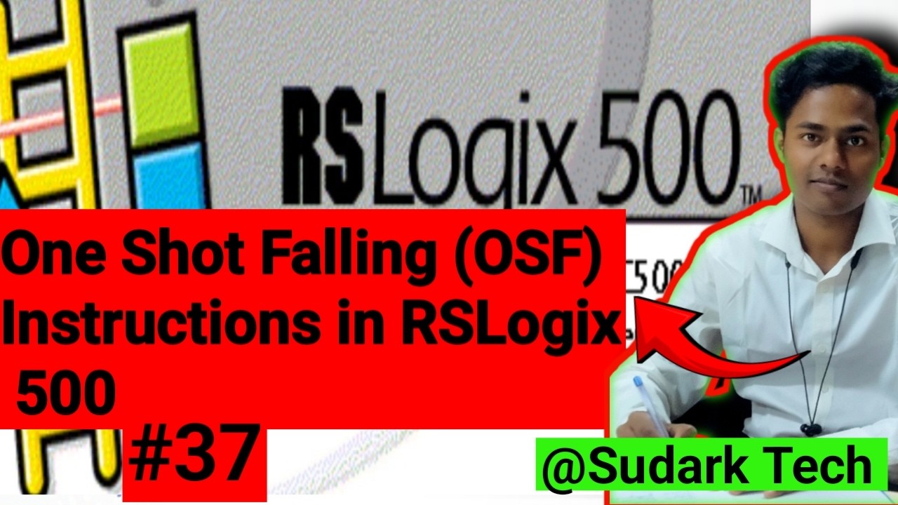 One Shot Falling (OSF) Instructions in RSLogix 500 Tutorial | Sudark Tech