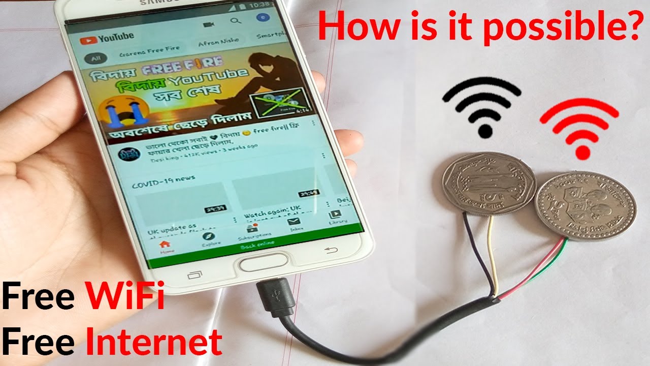 Free WiFi Internet 100% working. Free Unlimited Internet at home 2020. Proved it.