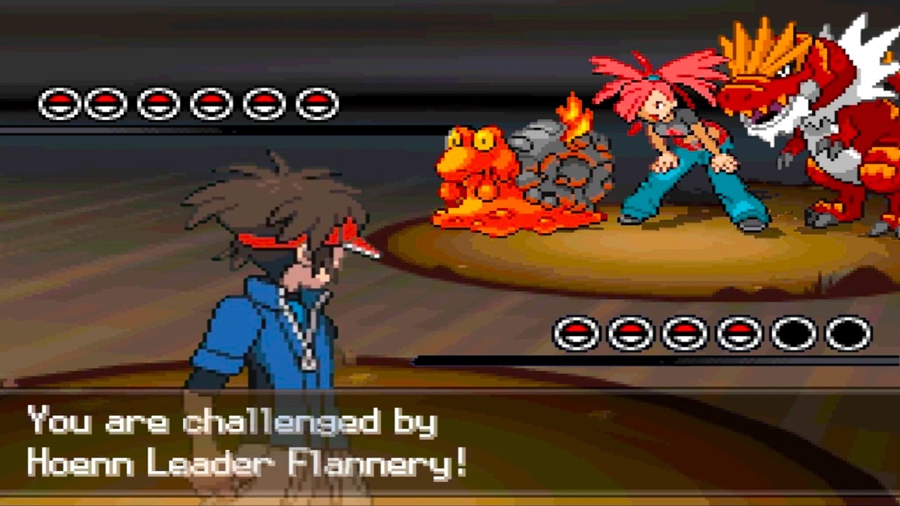 Pokemon Blinding White 2 - vs Hoenn Leader Flannery + 4v6 Bonus Challenge (Doubles, Hardcore Mode)