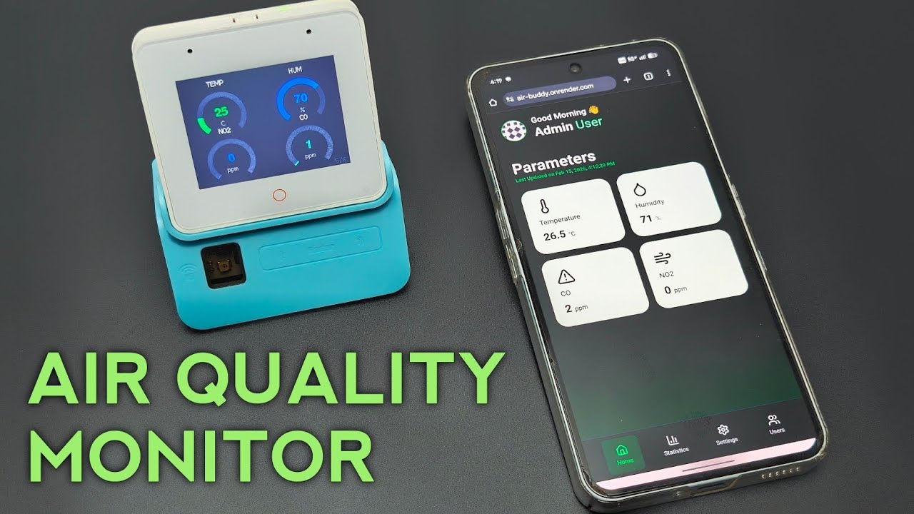 ESP32 DIY Air Quality Monitor Project - Dfrobot Sensor