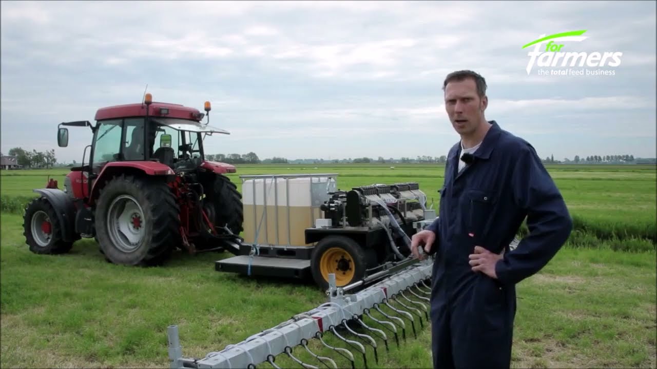 Renure applicator,  precisiebemester voor  circulaire plantenvoeding in de weidebouw  2019.