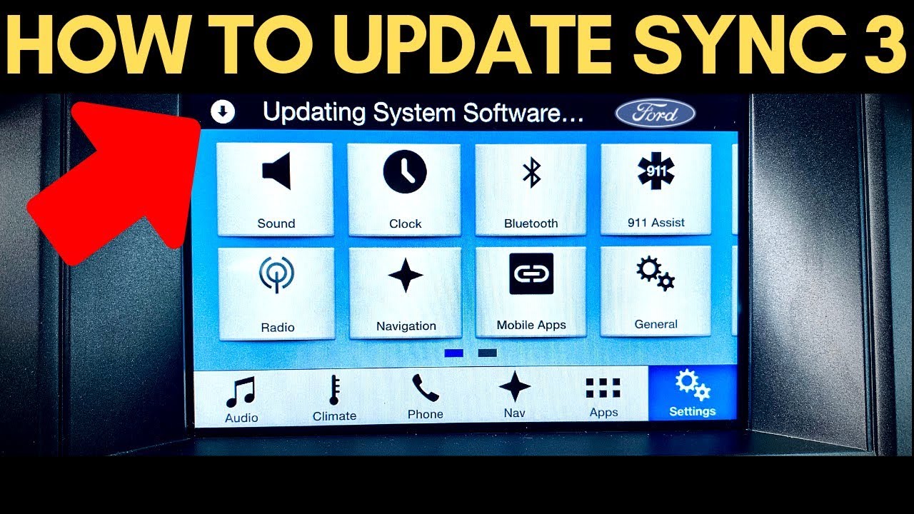 Как обновить FORD SYNC 3 до последней версии! (USB)