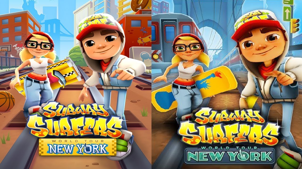Subway Surfers: New York 2018 VS New York 2015 Gameplay