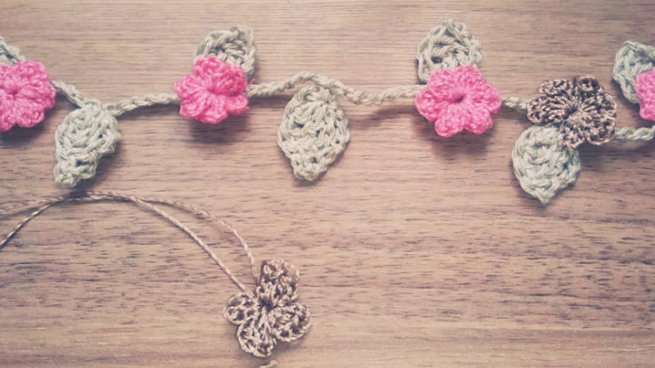 Passo a Passo - Jewelry Flowers Colar Maravilhoso de Flores feito em Crochê