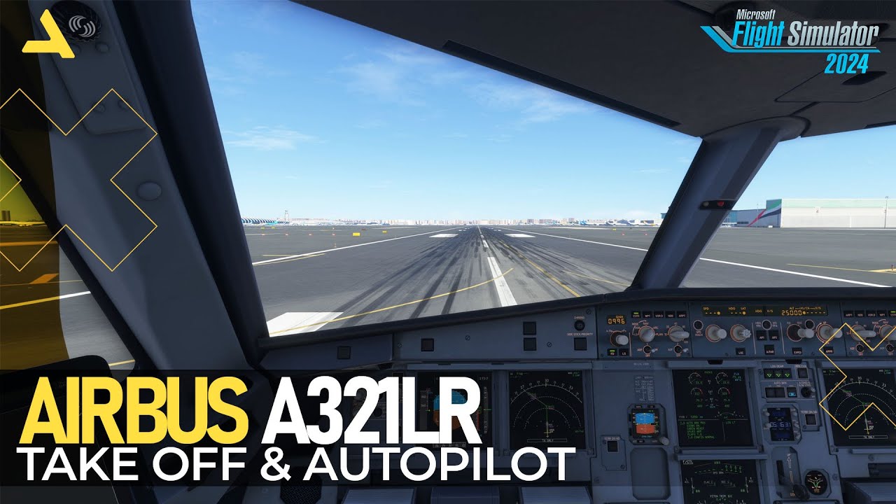 Take Off and Autopilot Tutorial for Airbus A321LR by iniBuilds in MSFS 2024 - Tutorial 4