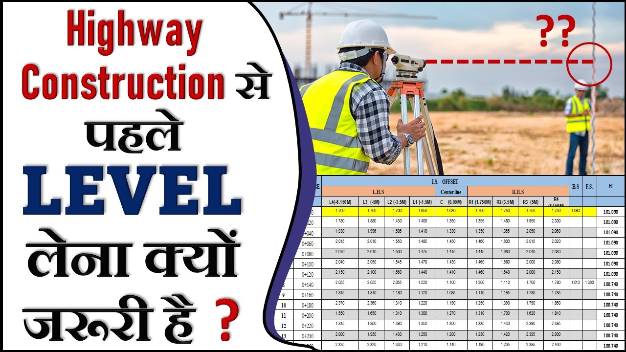 How to Perform Profile Levelling on Highway Construction | Profile Levelling || By CivilGuruji