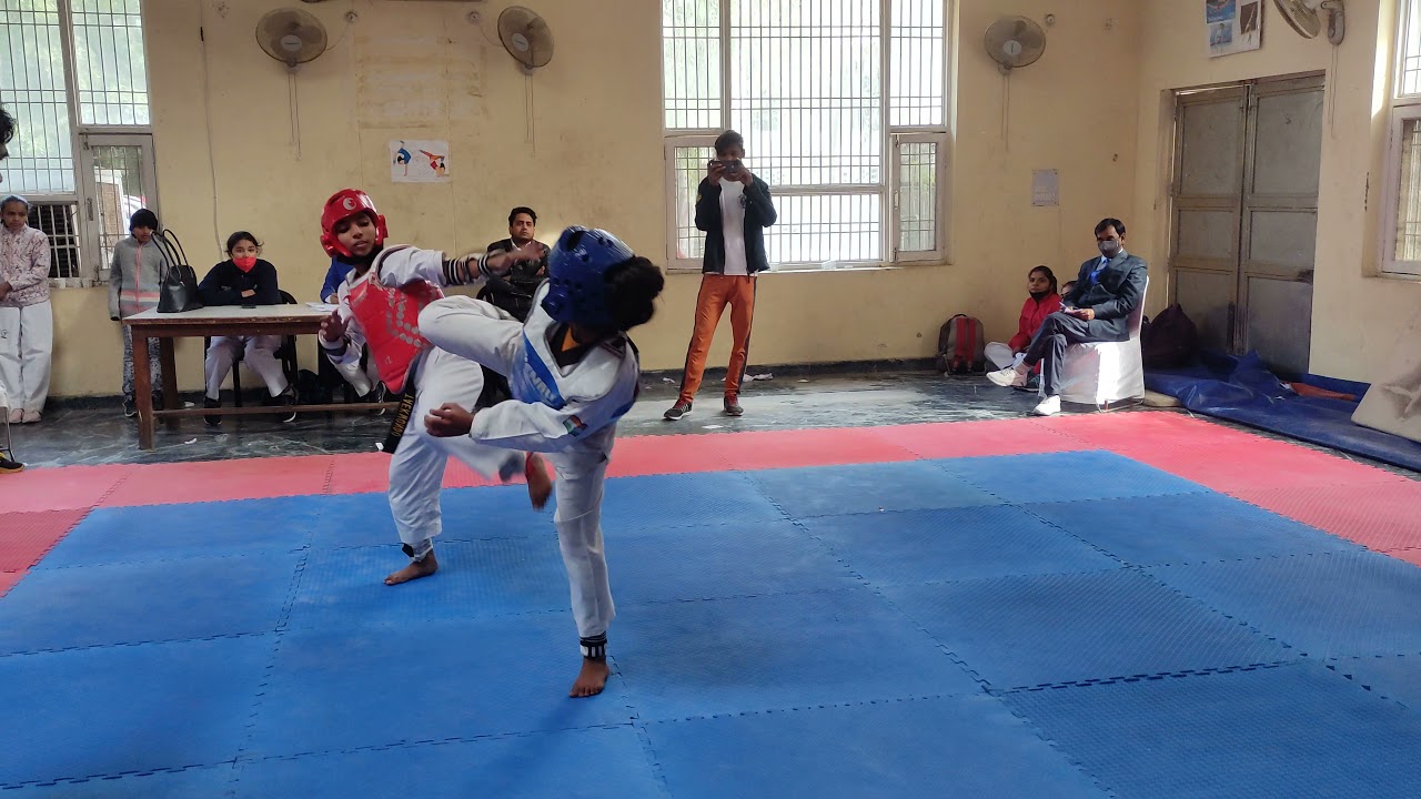 -42kg cadets girls taekwondo fight || NATIONAL TRIALS || #viral #taekwondo #highlights #public