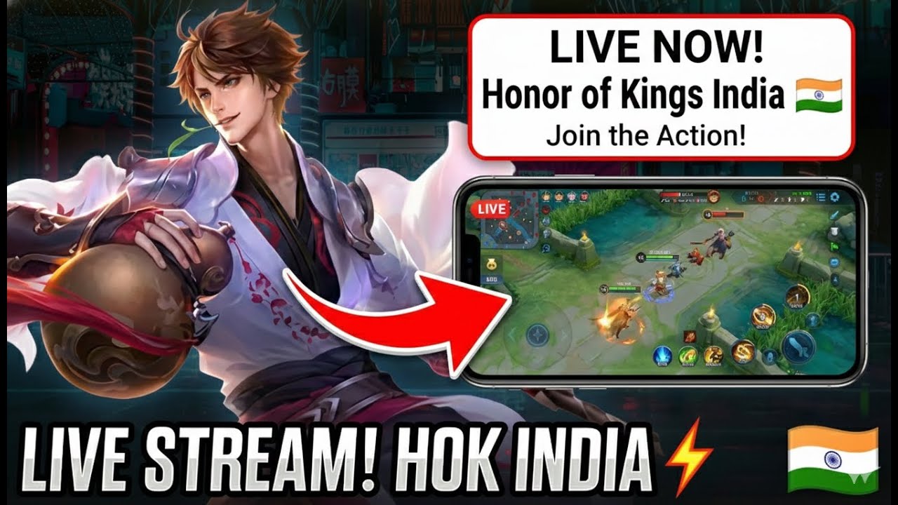 HONOR OF KINGS INDIA | On MARCH 11 | LIVE!!
