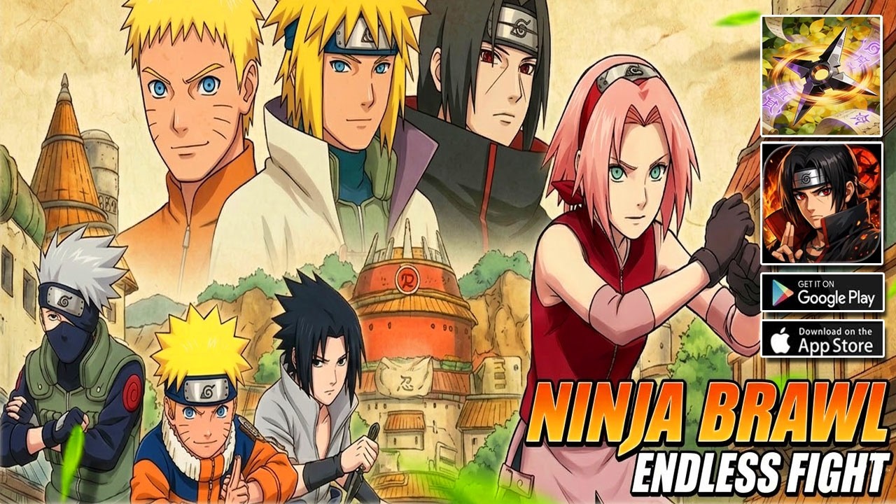 Ninja Brawl: Endless Fight Gameplay - Android iOS Naruto ARPG