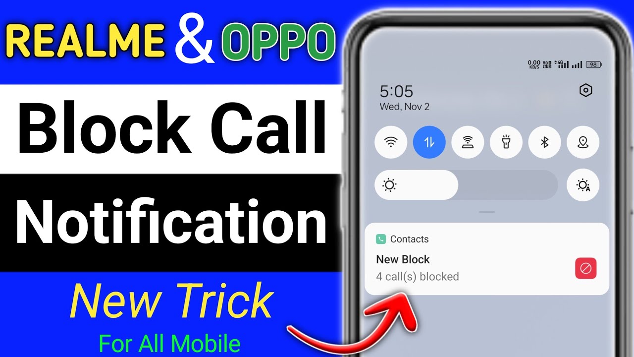 Block Call Notification New Trick [ 100% Working ] Realme & Oppo Block Call Notification setting