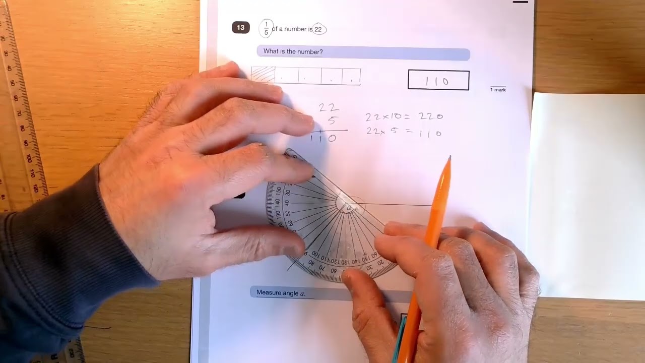 2023 Key Stage 2 Mathematics Paper 2 Questions 13 and 14