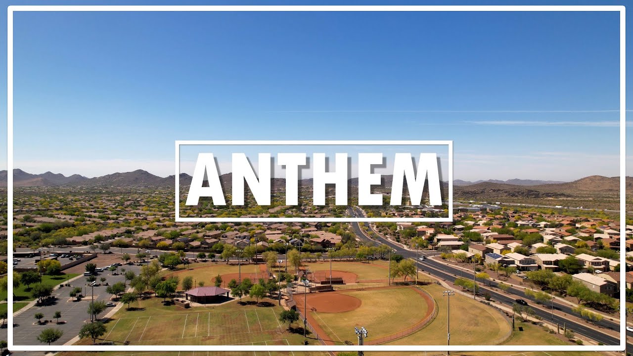 Anthem, Arizona in 5.4k Aerial Drone Video Shot on DJI Air 2s